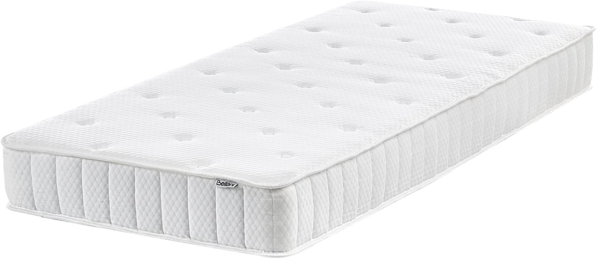 DUO - Pocketveringmatras - Wit - 80 x 200 cm - Polyester