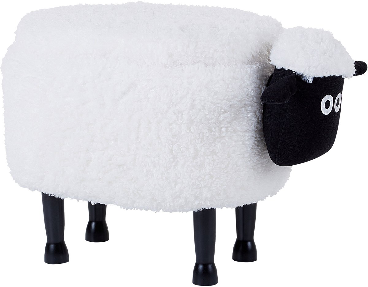 SHEEP - Poef - Wit - Polyester