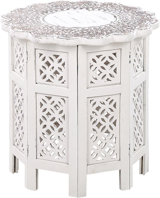 BADHI - Table d'appoint - Wit - Bois de manguier