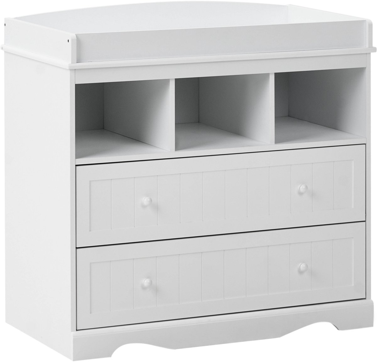 VIRDEN - Verzorgingstafel - Wit - MDF
