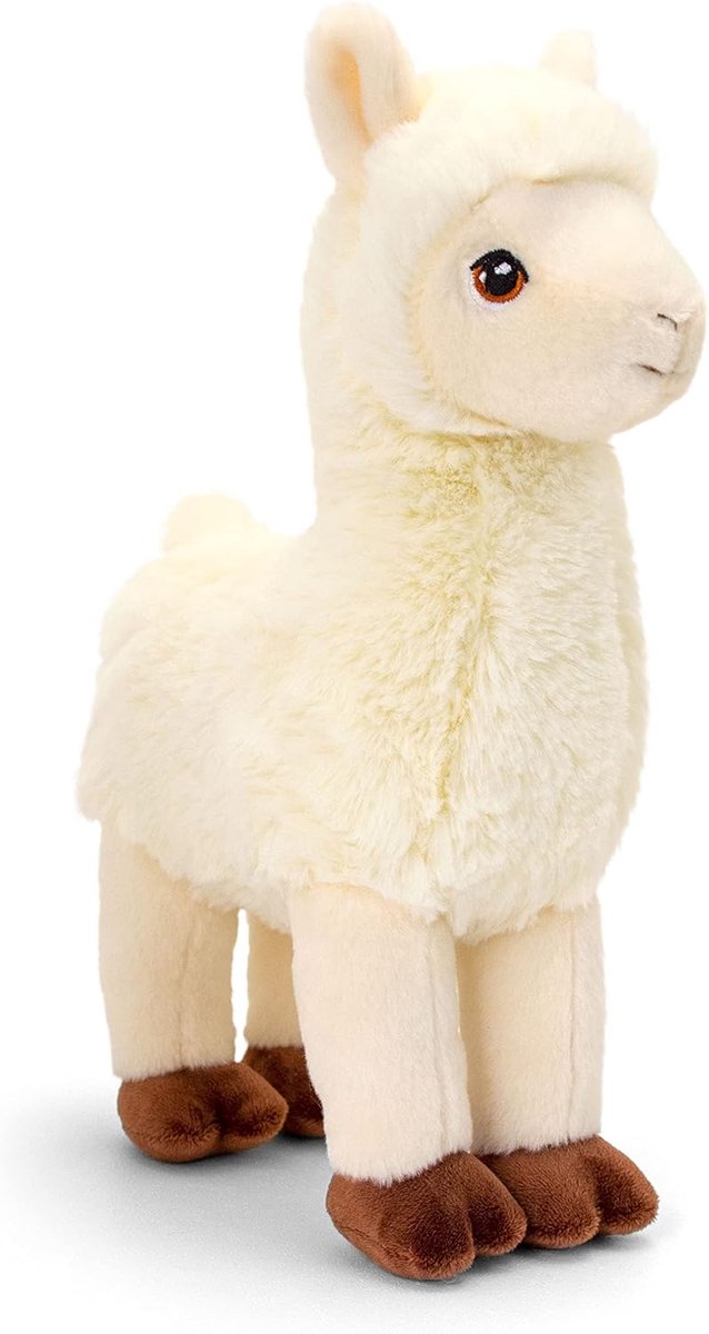 Milieuvriendelijk Pluche Dier - 25 cm Lama Knuffel - Duurzaam Speelgoed voor Kinderen