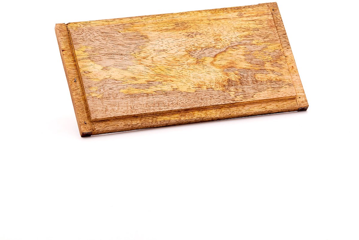 Houten deksel voor kist in baksteenformaat - vintage look - natuurlijke afwerking voor extra duurzaamheid
