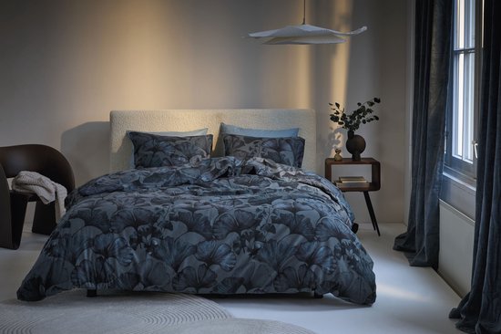 Beddinghouse Presca dekbedovertrek - Eenpersoons - 140 x 200/220 cm - Blauw van Merkloos — afbeelding 5