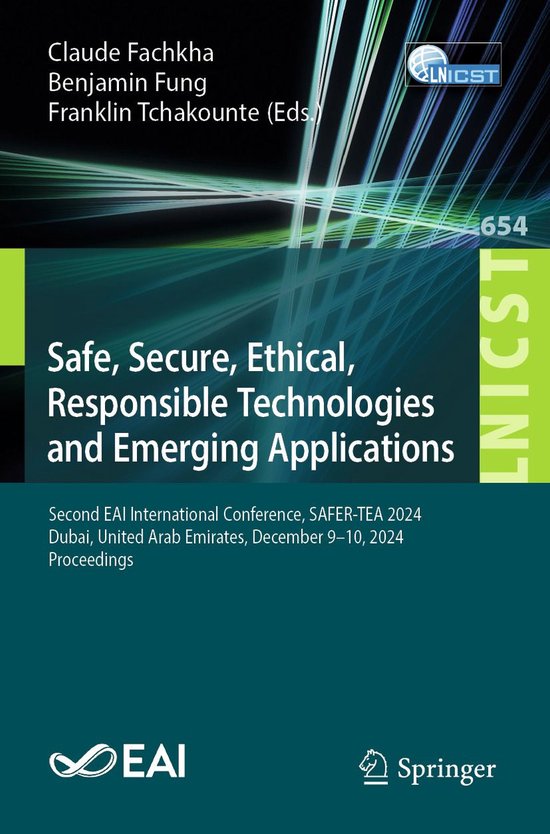 Springer Nature Proceedings Computer Science - Safe, Secure, ... - cover