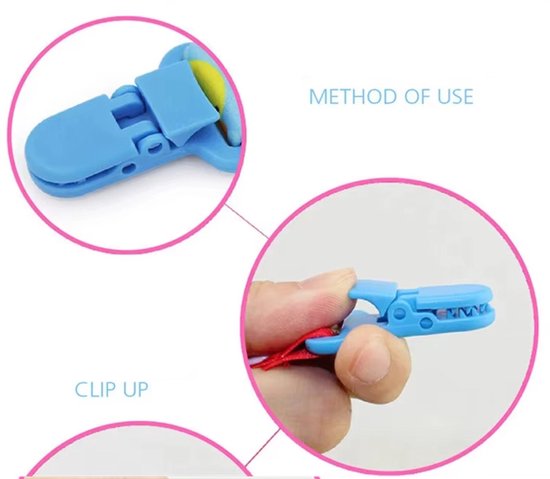 Actie4you® - Set 3 stuks speenkoord - Speenketting - Dino - Fopspeenkoord van Actie4you® — afbeelding 4