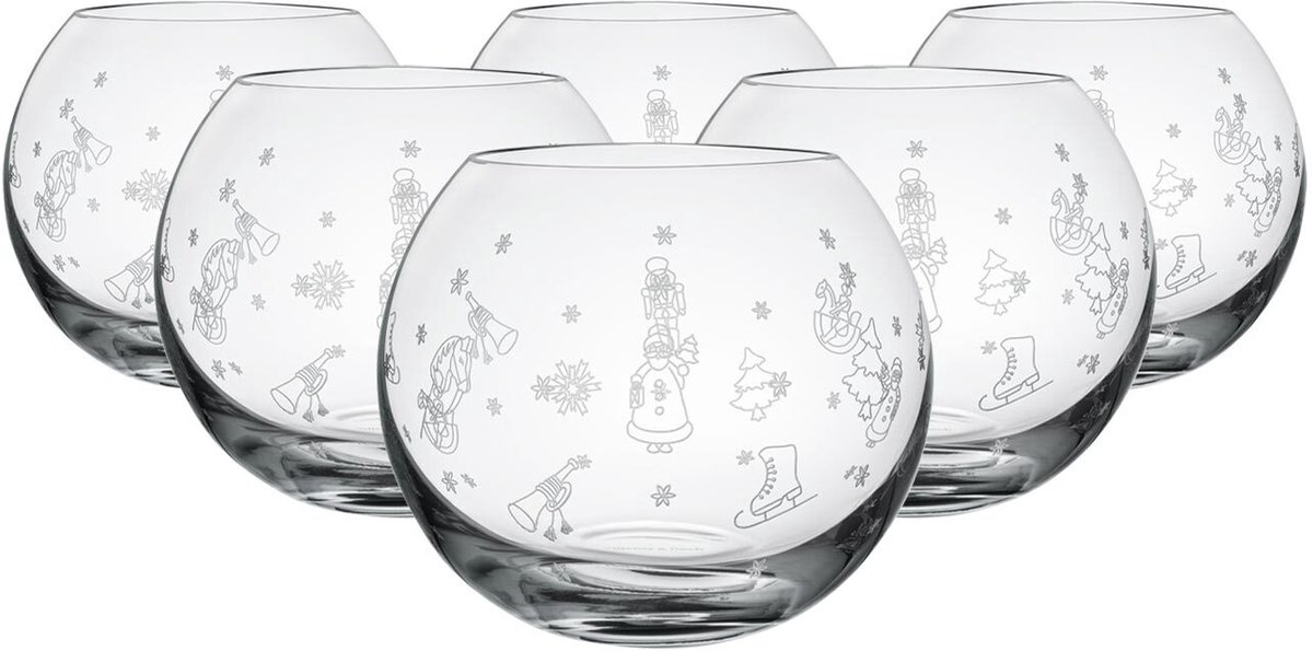 Villeroy & Boch Teelichthalter Toy's Delight ø 11 cm Set van 6 transparant