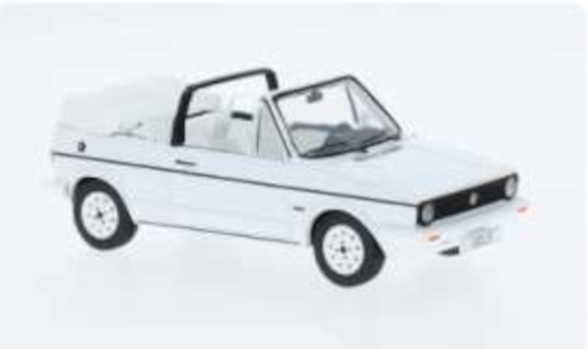Ixo Models Volkswagen Golf 1986 Cabriolet - Wit modelauto schaal 1/43
