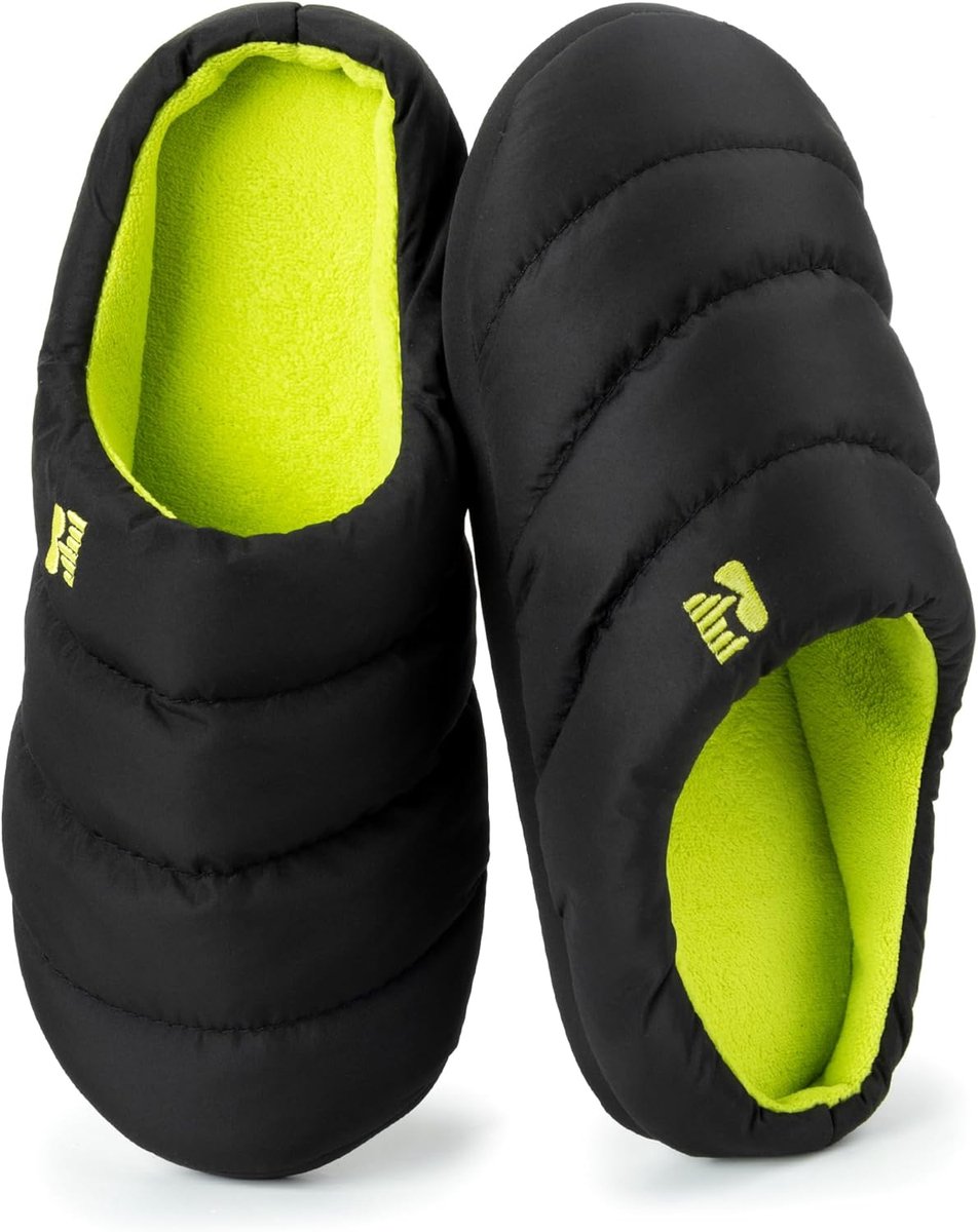 Heren Camping Memory Foam Down Slipper