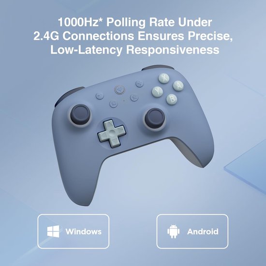 Draadloze Controller voor Windows PC en Android met Hall Effect Joysticks en 1000Hz Polling Rate — afbeelding 5