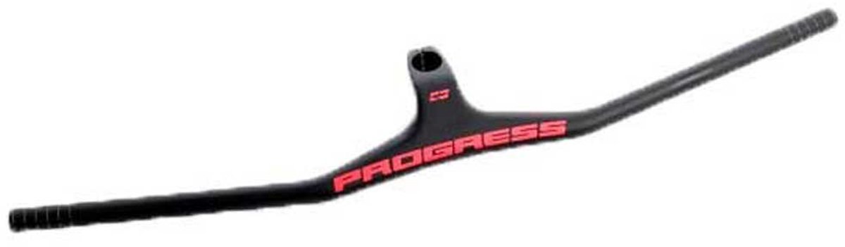 Progress Pg-235 Mtb Carbon -17º Geïntegreerd Stuur Rood,Zwart 100 mm / 800 mm