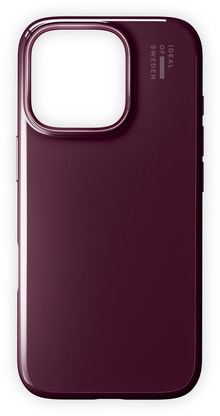 iDeal of Sweden Slim Case MagSafe geschikt voor iPhone 16 Pro Glossy Cherry