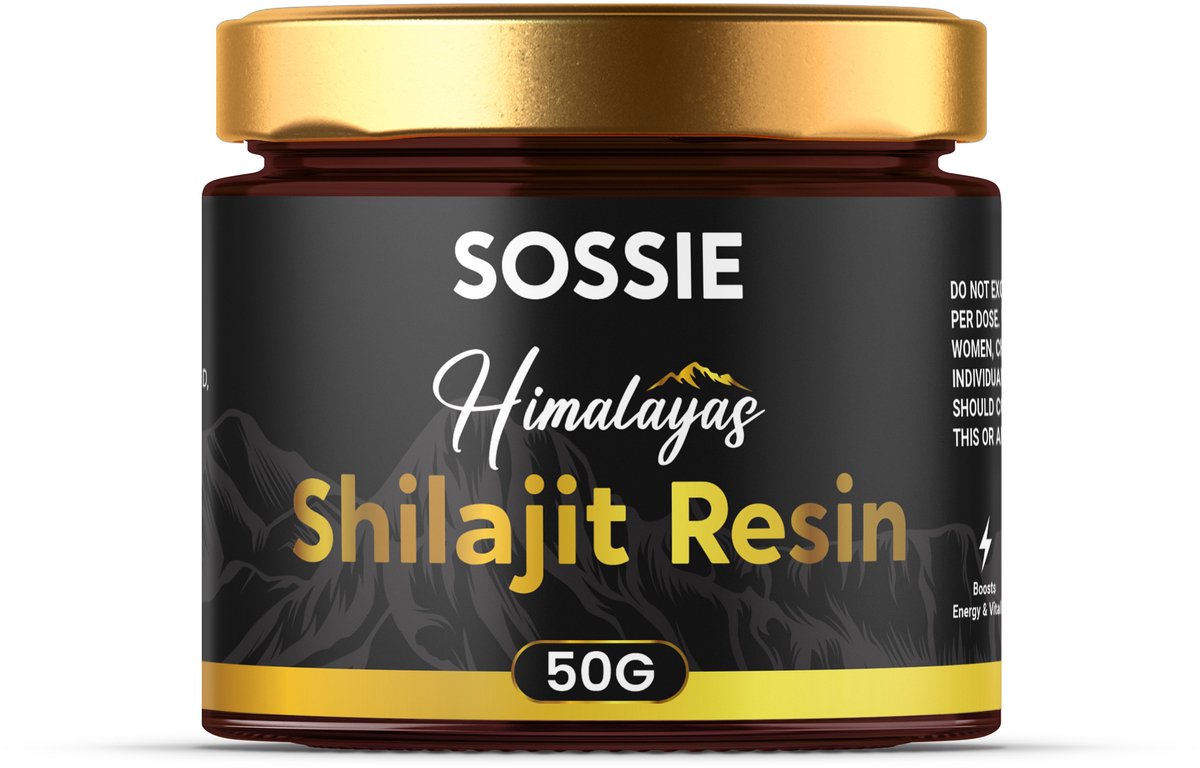 Himalaya Shilajit Resin – 50 gram | 67% Fulvine Zuur | 100% Puur