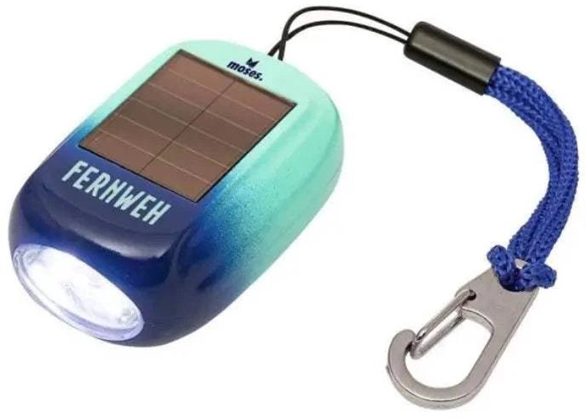 Reiszaklamp Karabijnhaak Blauw - Zaklamp