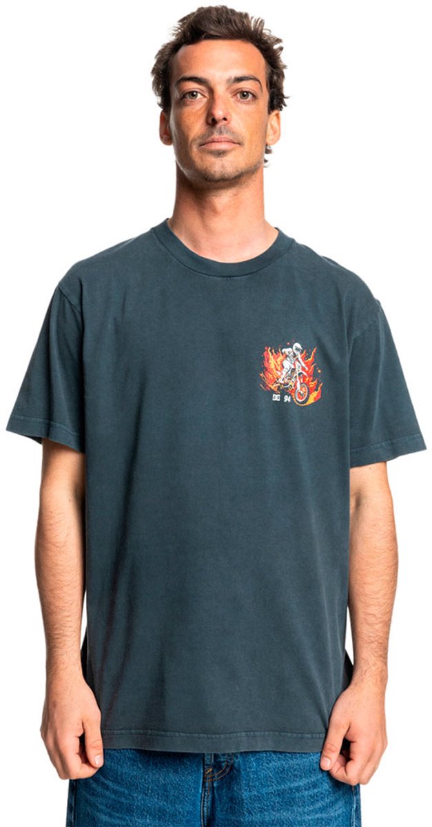 Dc Shoes Leading The Pack T-shirt Met Korte Mouwen M Man Zwart