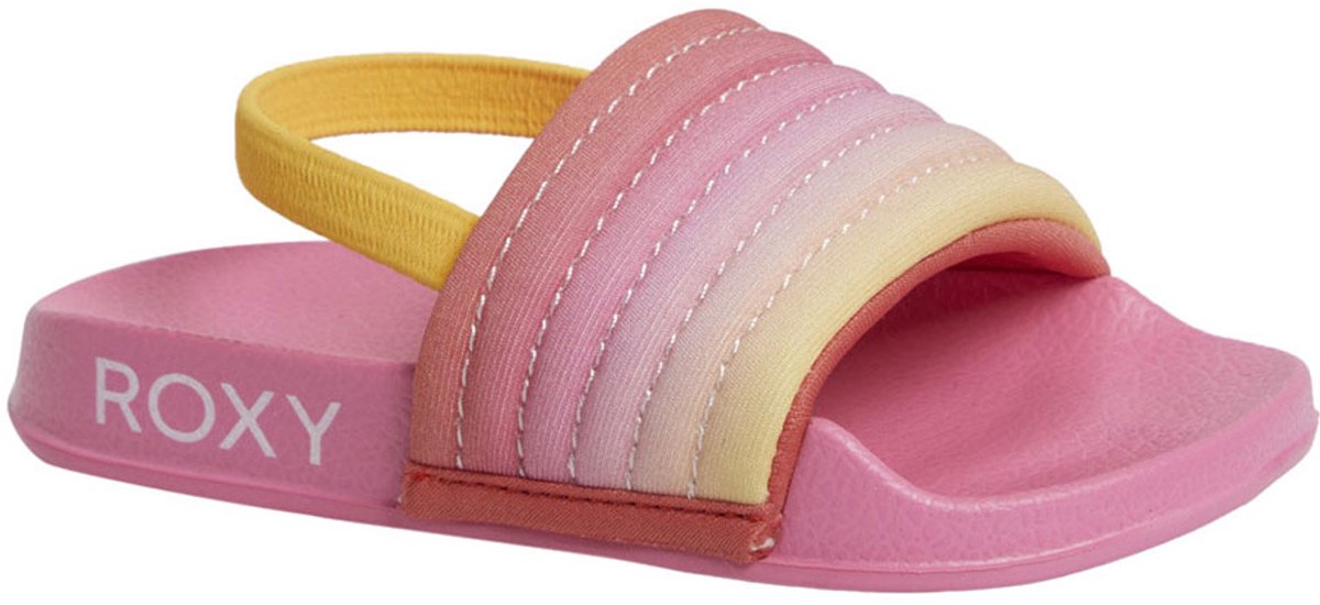 Roxy Tw Slippy Ribbed Slippers Kinderen Sunset