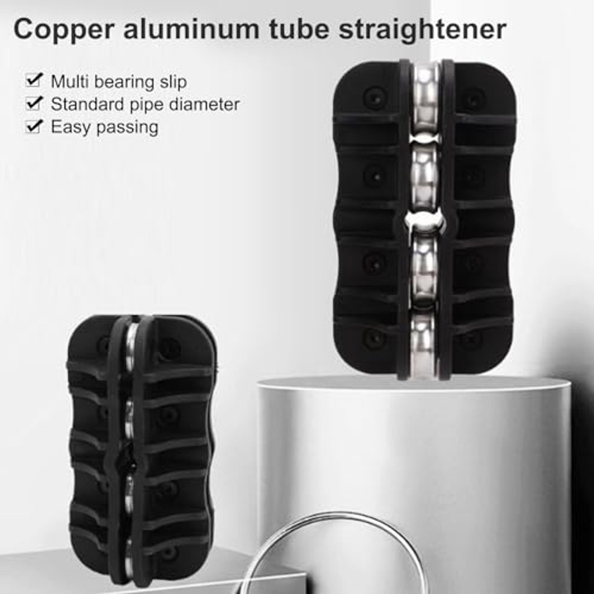 Handheld Tubing Straightener 4 Mm, Quickly Straightens Tubes, Ideal for Brake and Fuel Systems, Versatile Steel and Copper Tube Compatibility
