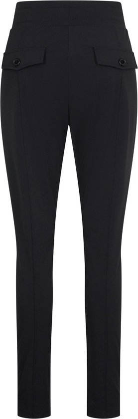 Pantalon Femme Mi Piace Travel Fabric - Zwart - Comfort et sans plis - M/38 - 202016