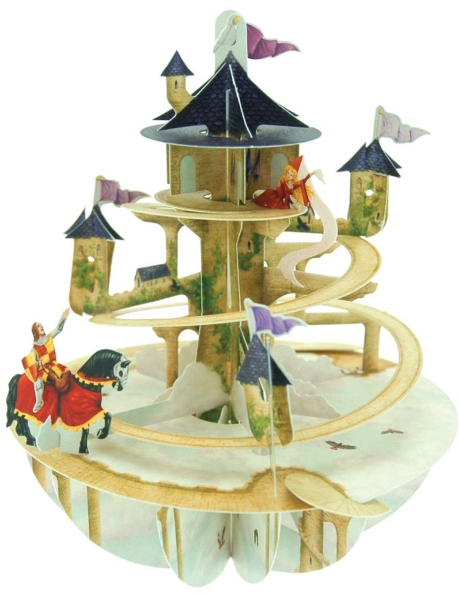 3D Kaart PRINCESS TOWER - Santoro London Pirouettes
