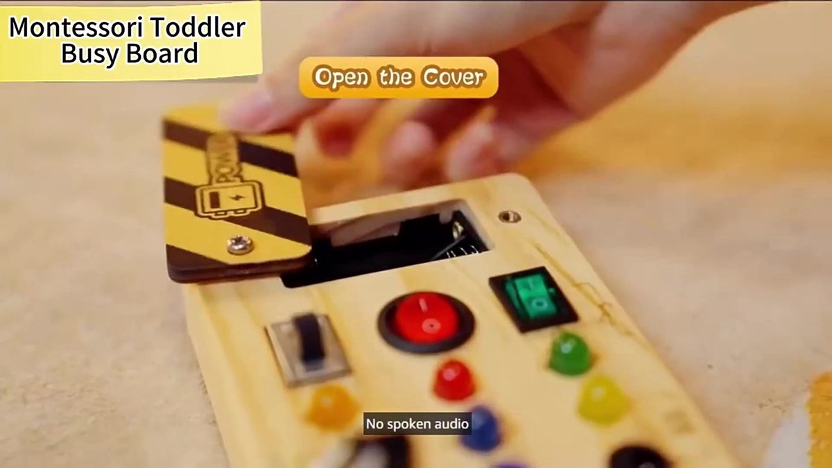 Montessori – Jouet Sensoriel En Bois Pour Tout-petits En Bois Avec