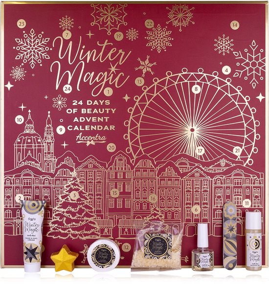 Adventskalender 2025 Vrouw Beauty Dames - 24 verrassingen - Volwassenen - Kerstcadeau - Kerstpakket vrouw - Geschenkset Vrouwen - Giftset voor haar - Sinterklaas cadeautjes