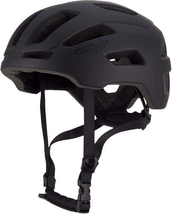 GOOFF® RIDER Fietshelm - Ebike Helm voor Volwassenen - Geschikt voor Elektrische Fiets en Racefiets - Dames en Heren - Zwart - L