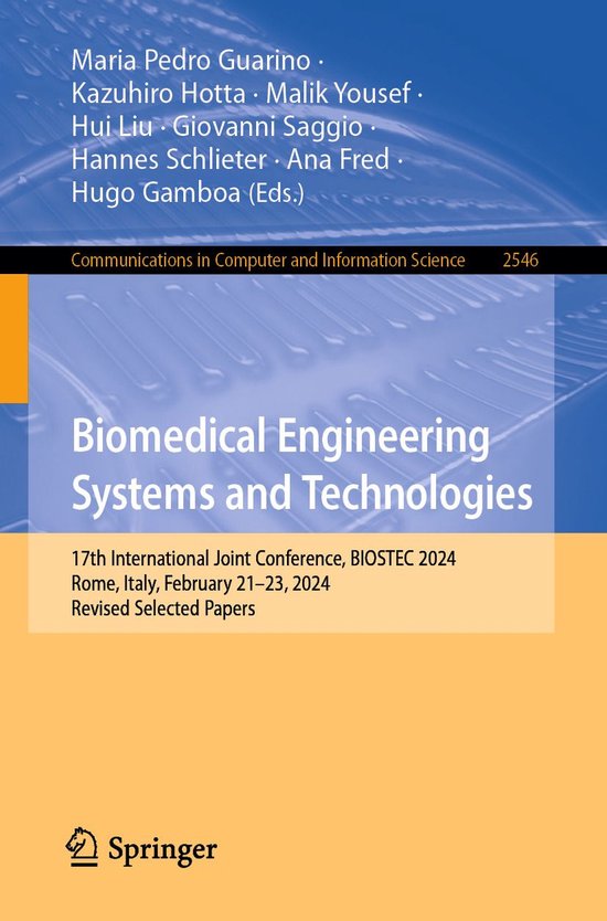 Springer Nature Proceedings Computer Science - Biomedical En ... - cover