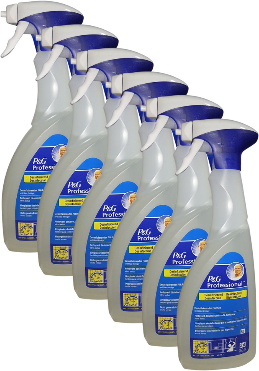 Mr. Proper - P&G Professional - Desinfecterende Allesreiniger - 6x750ml