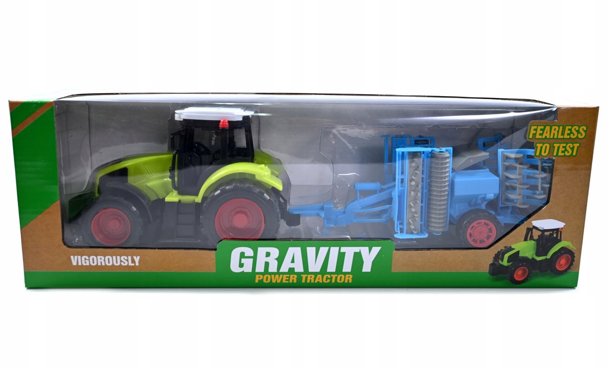 Groene Boerentraktor met Zaaimachine Speelgoed voor Kinderen