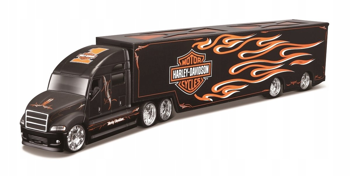 De Harley-Davidson Maisto Custom Haulers Truck Schal 1:64