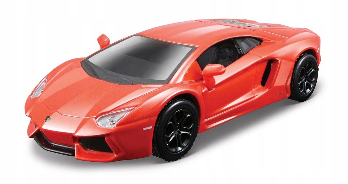 Maisto Power Racer Lamborghini Aventador Oranje Metaal 4,5"