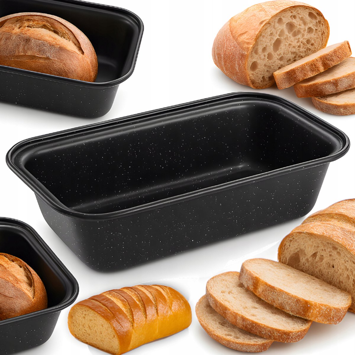 Metalen Bakvorm Brood & Cake - 25x13x6cm - Roestvrij Staal