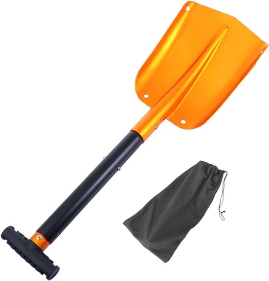Foto: Ice scraper with snow brush for car windshield ijskrabber en sneeuwborstel 360 draaiende kop telescopische aluminium steel zacht schuim handvat blauw