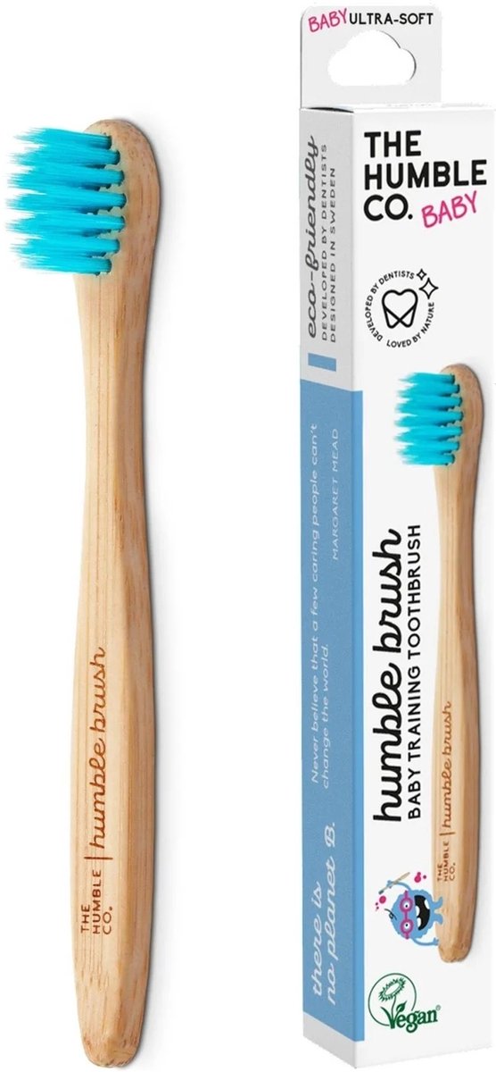 Humble Brush Eco Kindertandenborstel - blauw