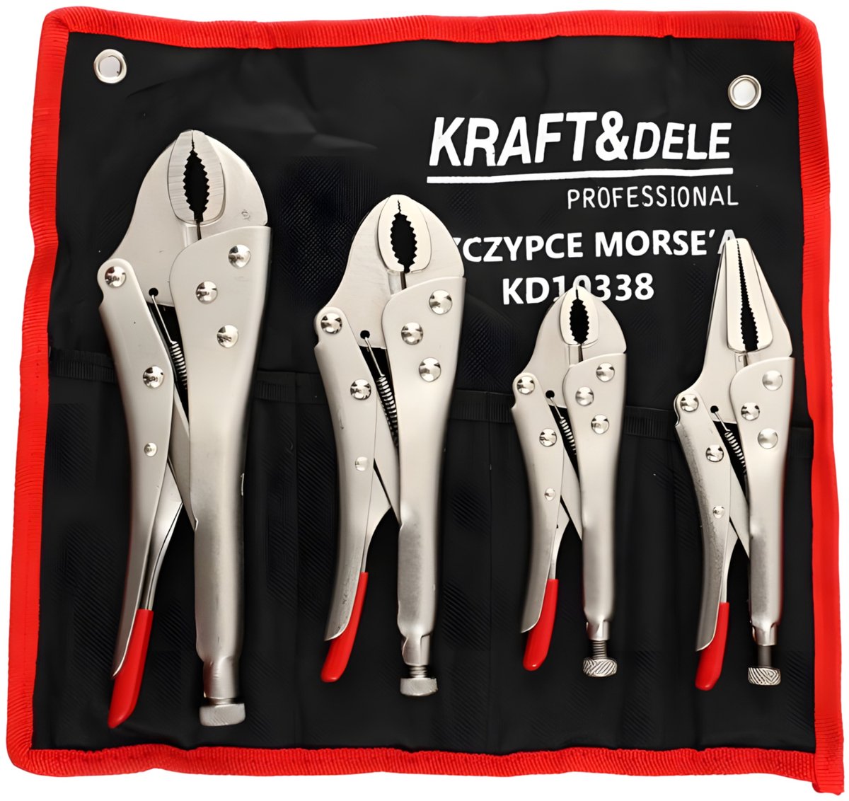 Morse klemtang set 4 stuks - 5" tot 10"