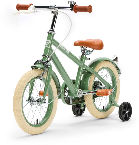Generation Retro 14 inch Groen– Kinderfiets van Popal — afbeelding 2