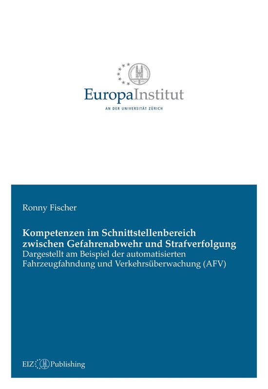 Kompetenzen im Schnittstellenbereich zwischen Gefahrenabwehr ... - cover