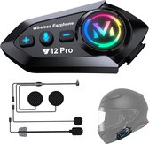 LEXIN B4FM Intercom Moto Bluetooth, Kit Main Libre Moto avec Partage