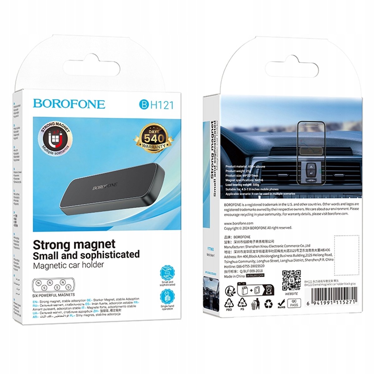 Magnetische Autohouder voor Dashboard & Bureau - Sterke Bevestiging