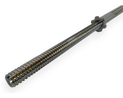 Padisport halterstang 25 mm – halterstang 25 mm – barbell 150 cm – fitness stang – 7.5 kg