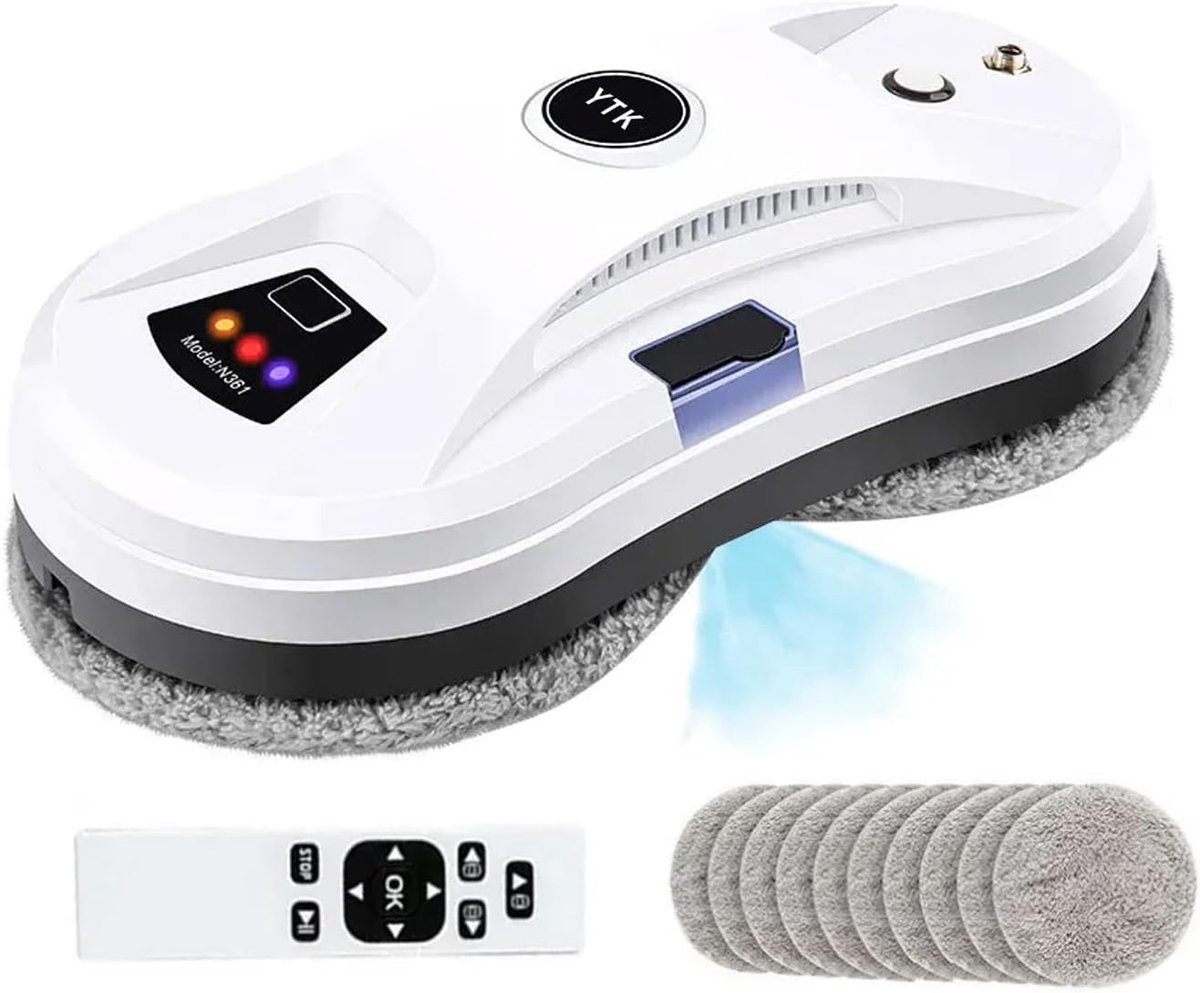 Ramenwasser - Robot Ramenwasser - Raamrobot - Ultrasoon Raamreinigingsrobot 5600PA, Automatisch ramenreiniging met water, Intelligente automatische raamrobot