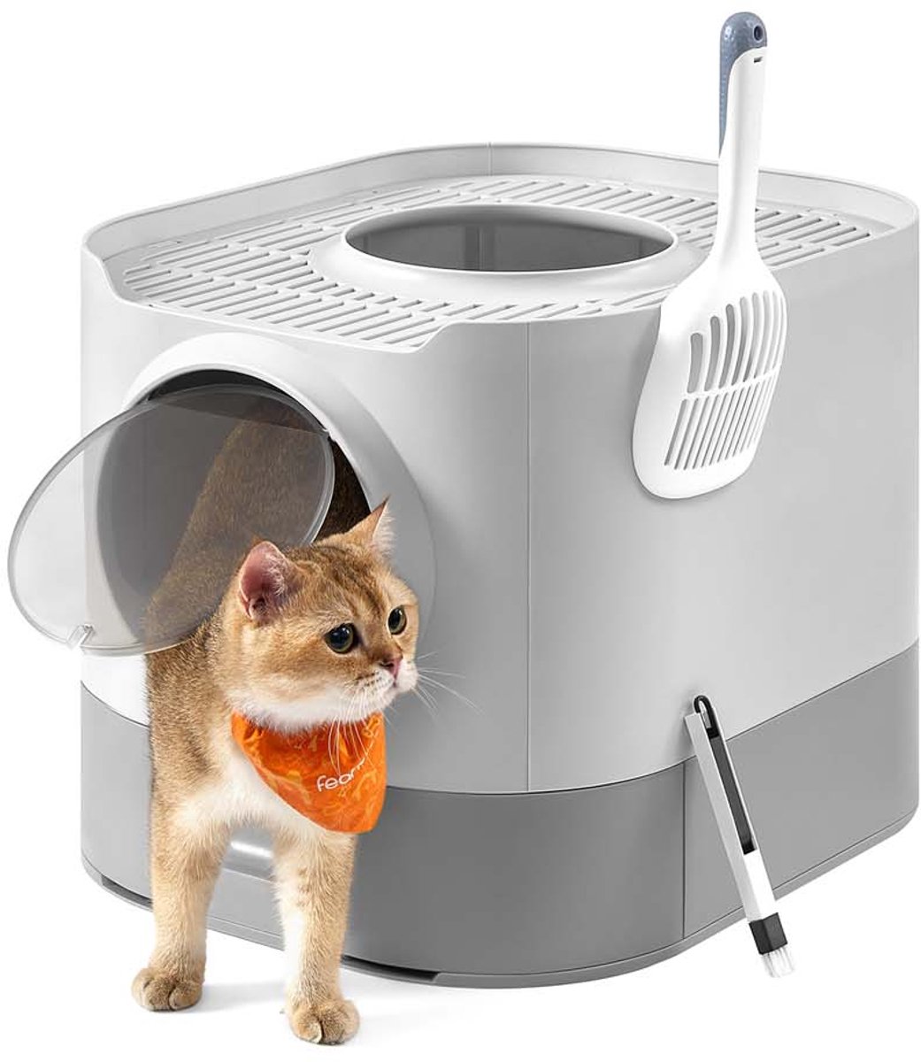Kattenbak – Met deksel en uitschuiflade