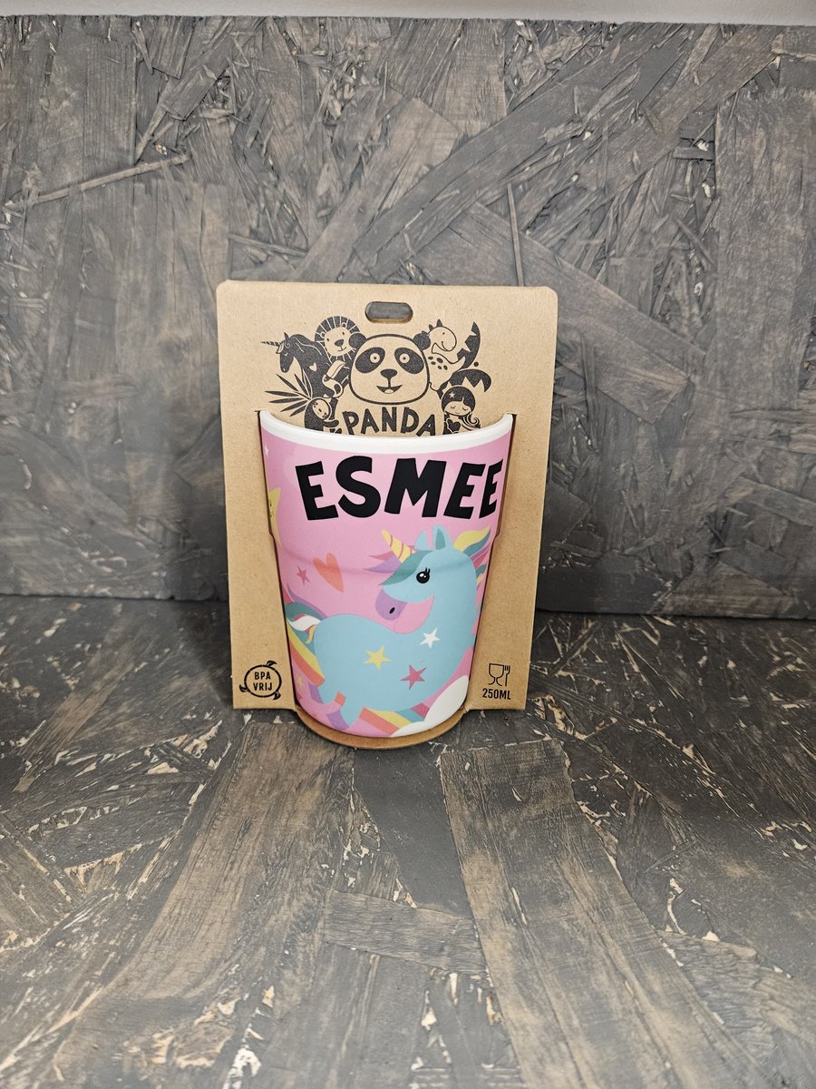 Beker - Naam - Esmee - Melamine - 250 ML
