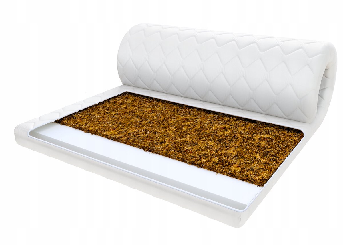 Matras Topper 140x200 cm - Kokos & Schuim - 4cm Dik