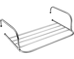 Droogrek voor kleding, Express Dryer, Hangende droger, Opvouwbare armen, Roestvrijstalen metalen droogrek voor kleding, Balkon/Radiator/Balustrade, voor hangend drogen (40 cm)