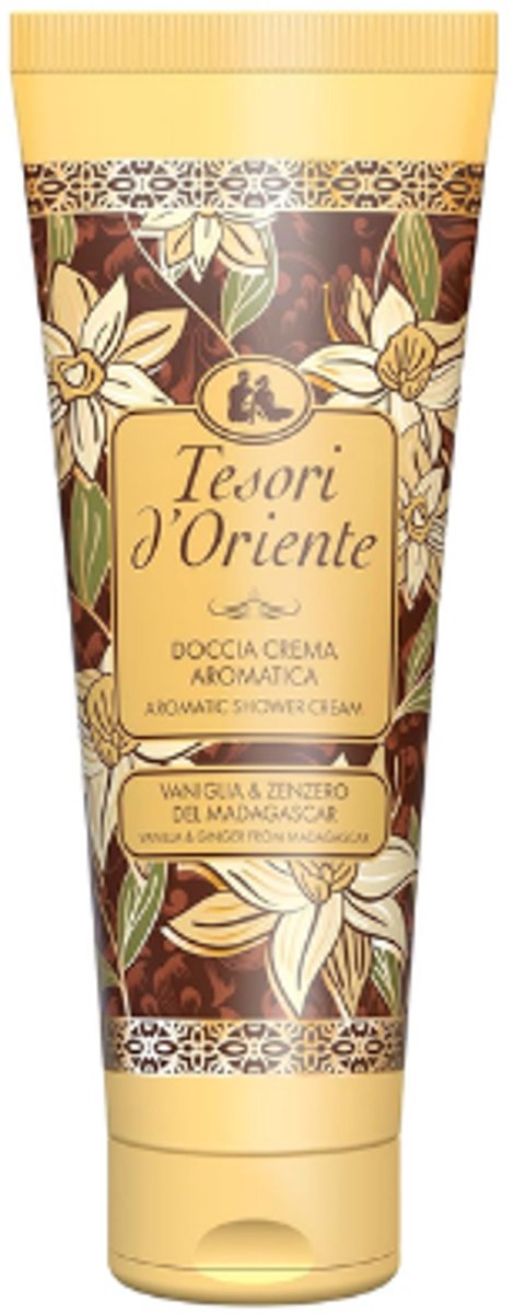 Douchegel - Tesori d'Oriente Royal Vanilla - 250 ml | Crème Douchegel met Vanille & Gember - Verzorgende Douchegel