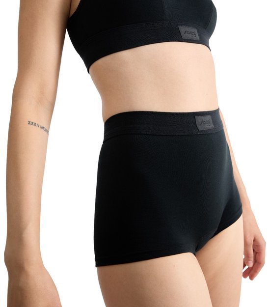 T-shirt court Double Comfort pour femme Sloggi , Zwart