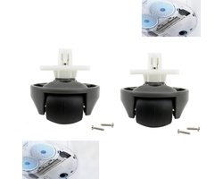 2 x stofzuigers Onderdelen - Universeel Wiel - Geschikt voor Roborock S7/S8-serie, T7S/G10/G20-serie （4.6 x 4.8CM）
