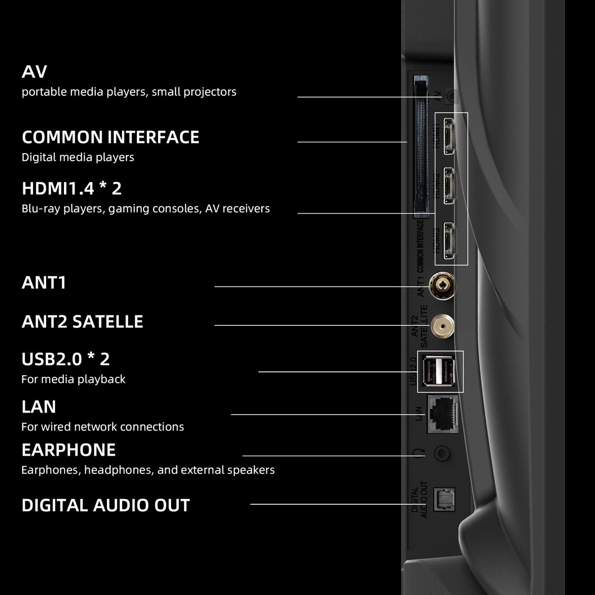 CHiQ L43QM10V - Smart TV 43 Inch - QLED Pro Google TV - Full HD - Randloos Metal Design - Dolby Audio - 2025 Nieuw thumbnail 6