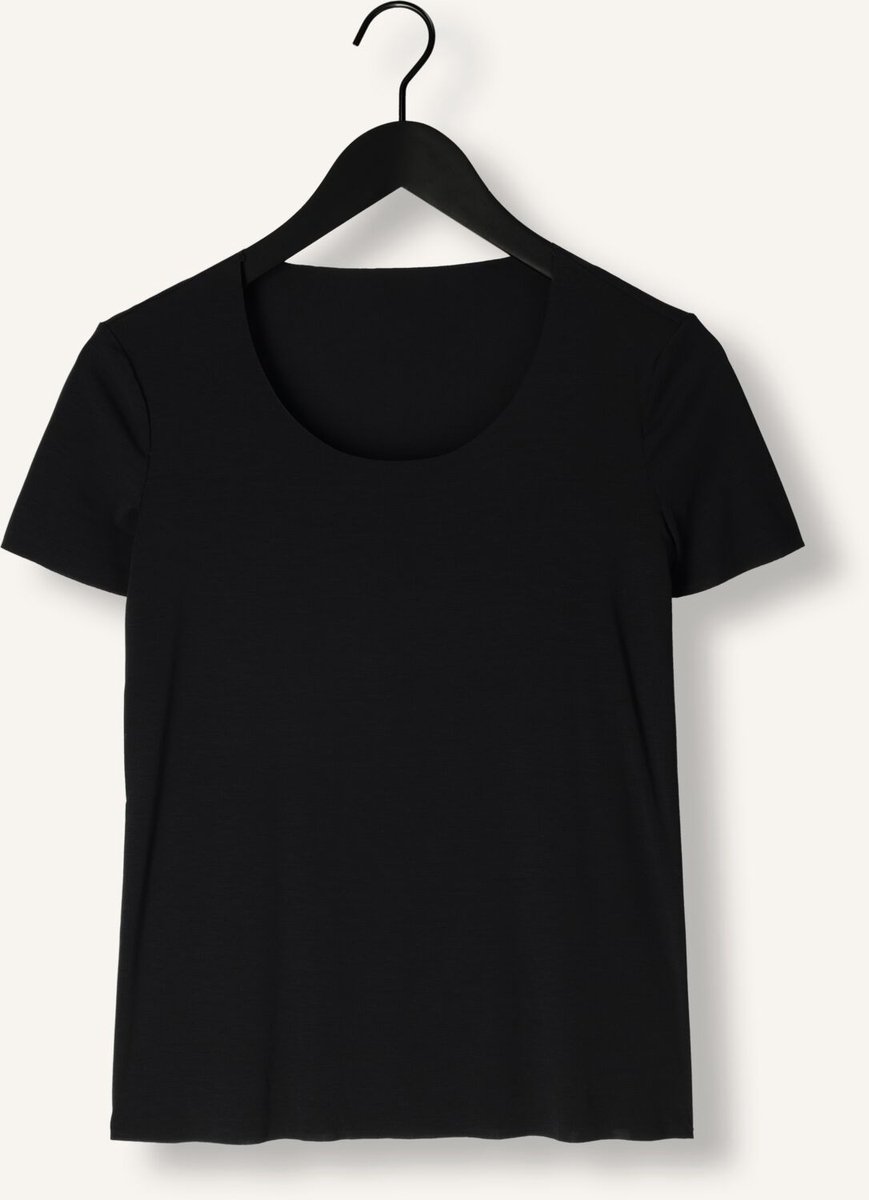WOLFORD Aurora Pure Top Short Sleeveless Dames - Topjes - Zwart - Maat XS