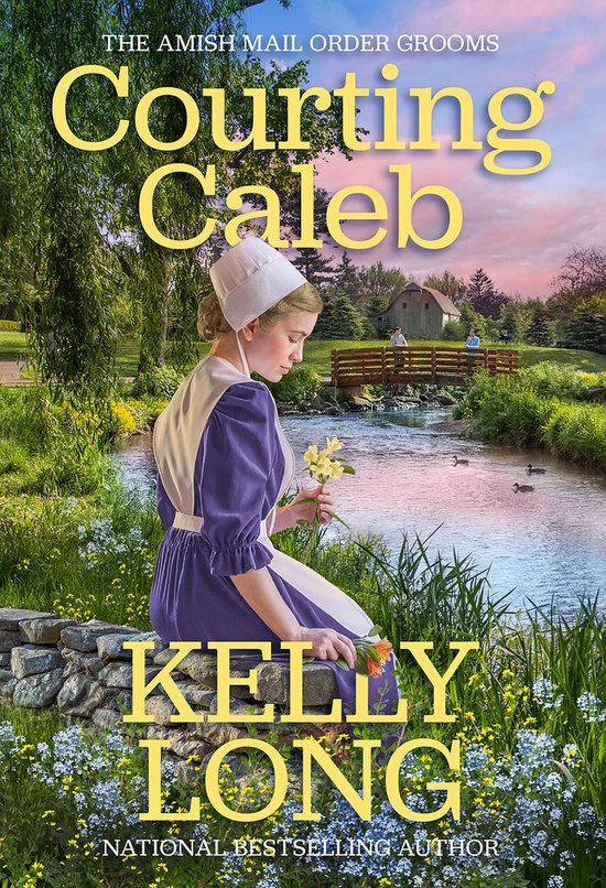 The Amish Mail Order Grooms 2 - Courting Caleb - cover